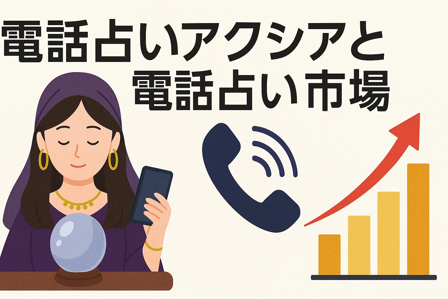 電話占いアクシアと電話占い市場