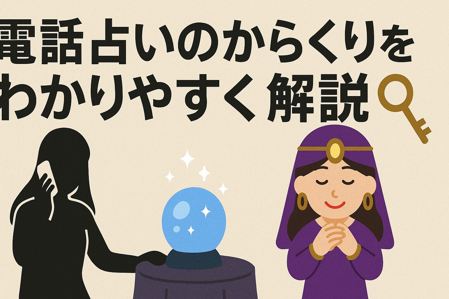 電話占いのからくりをわかりやすく解説
