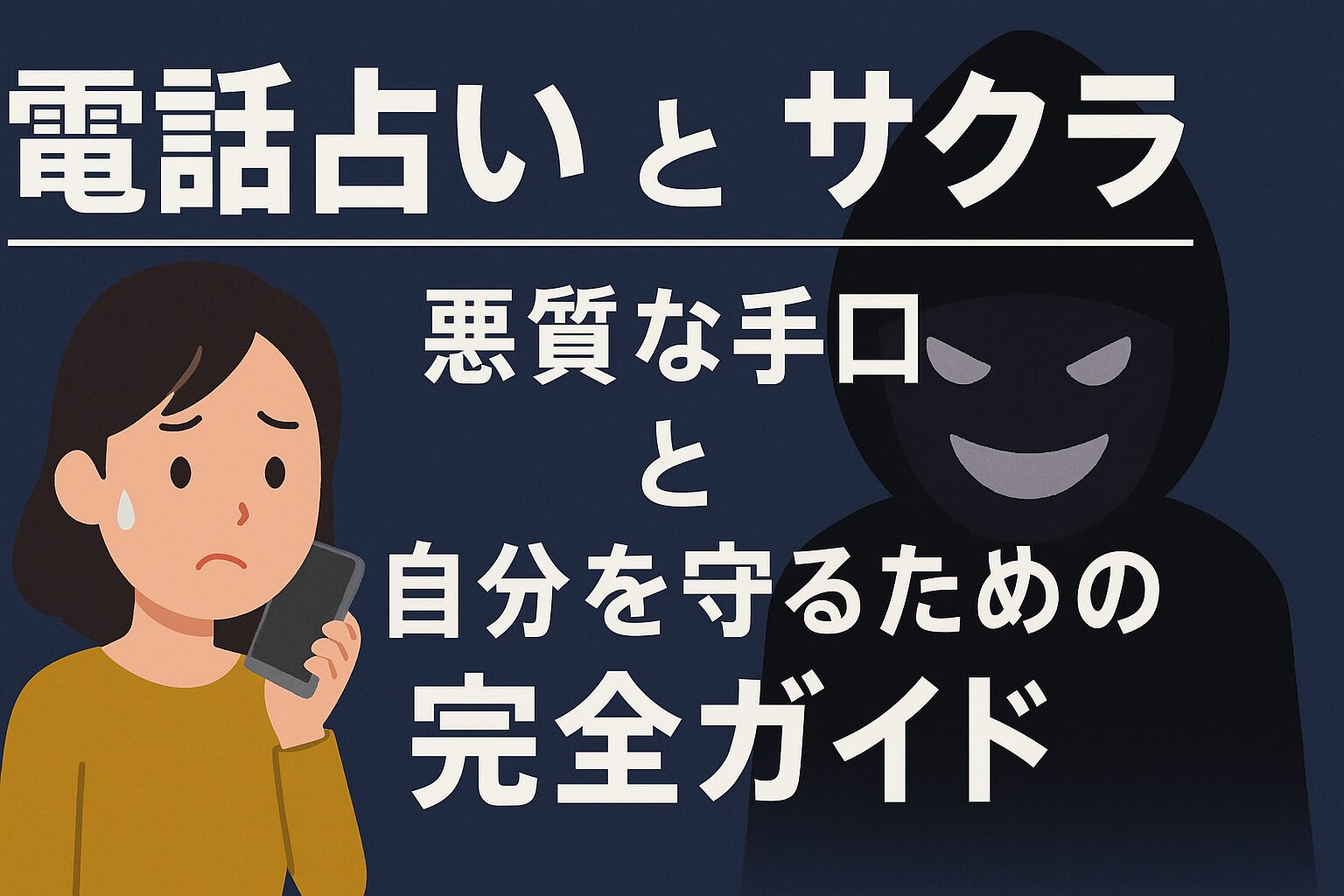 電話占いとサクラ｜悪質な手口と自分を守るための完全ガイド