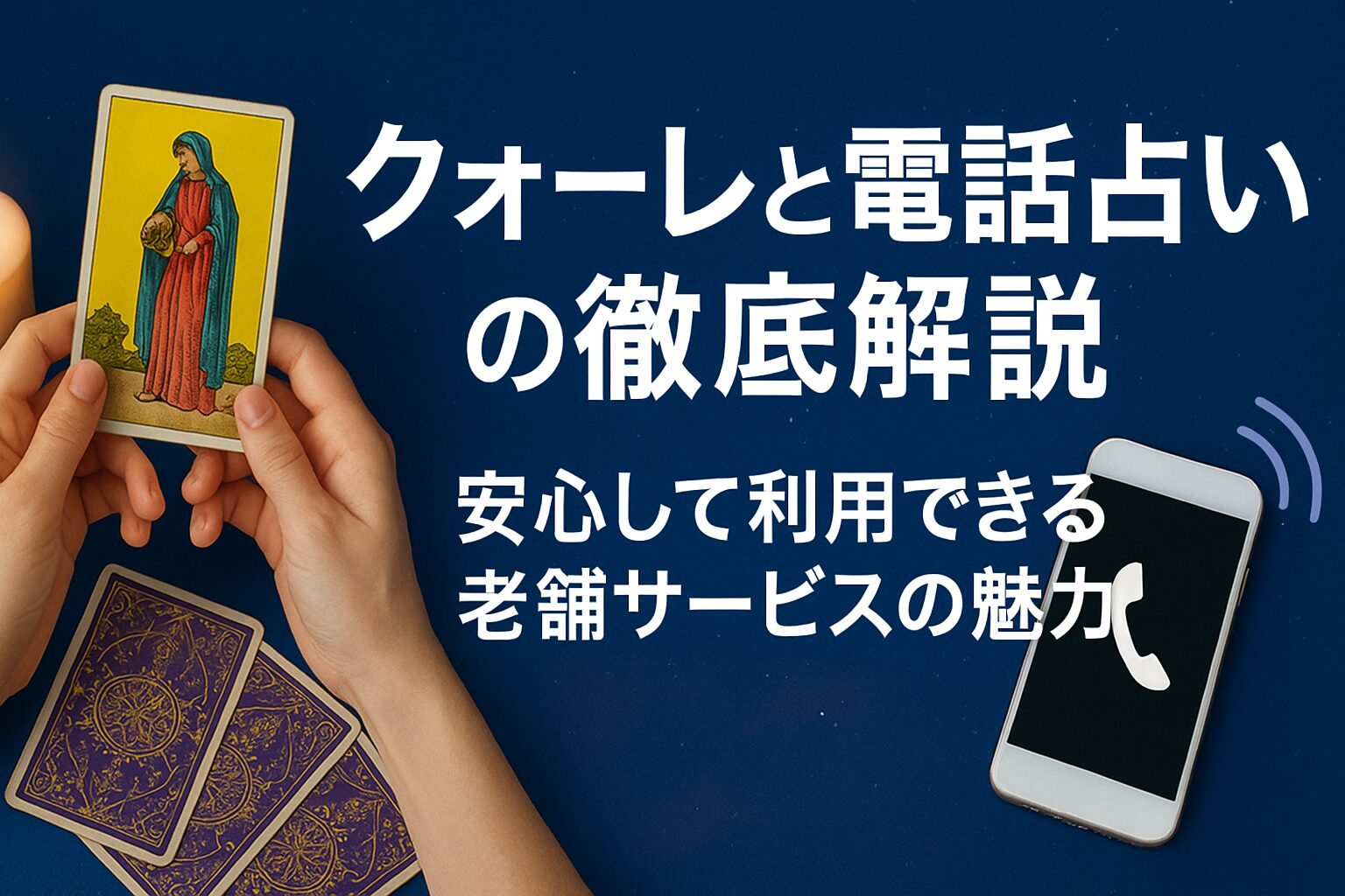クォーレと電話占いの徹底解説｜安心して利用できる老舗サービスの魅力