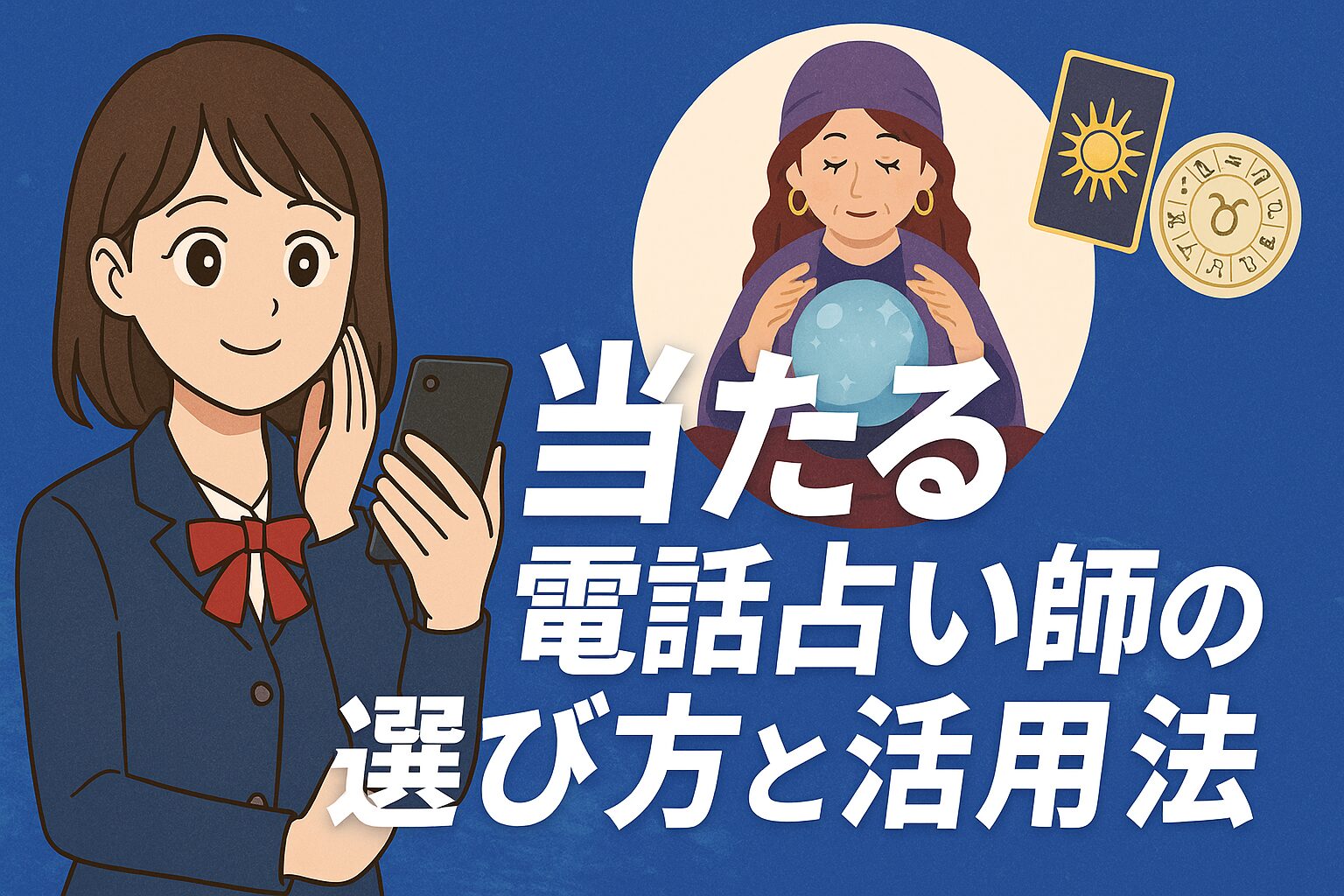 当たる電話占い師の選び方と活用法