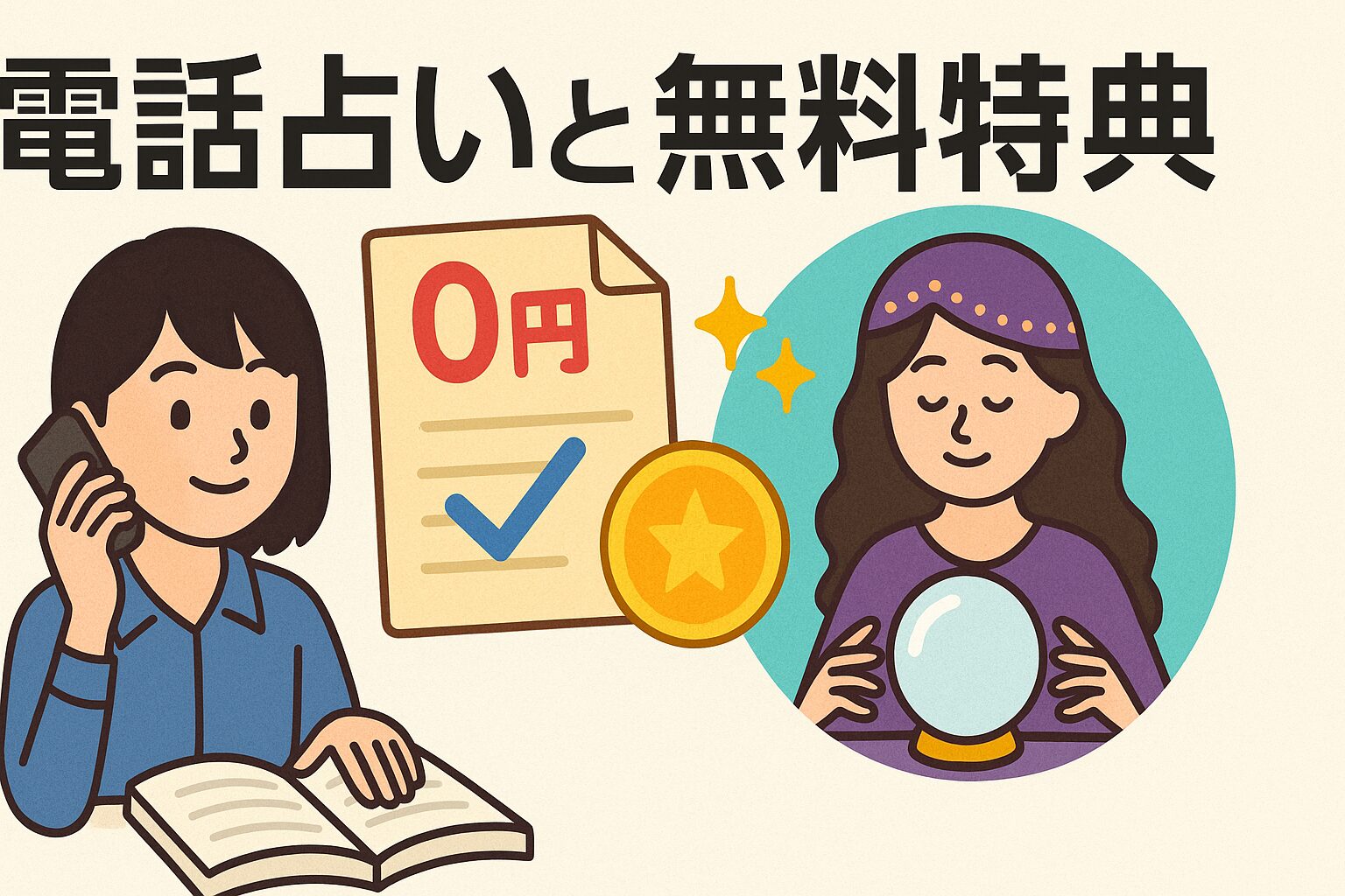 電話占いと無料特典