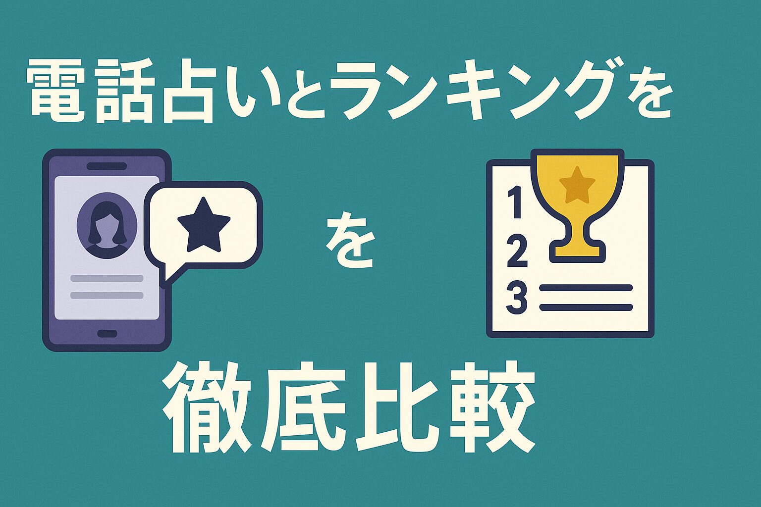 電話占いとランキングを徹底比較