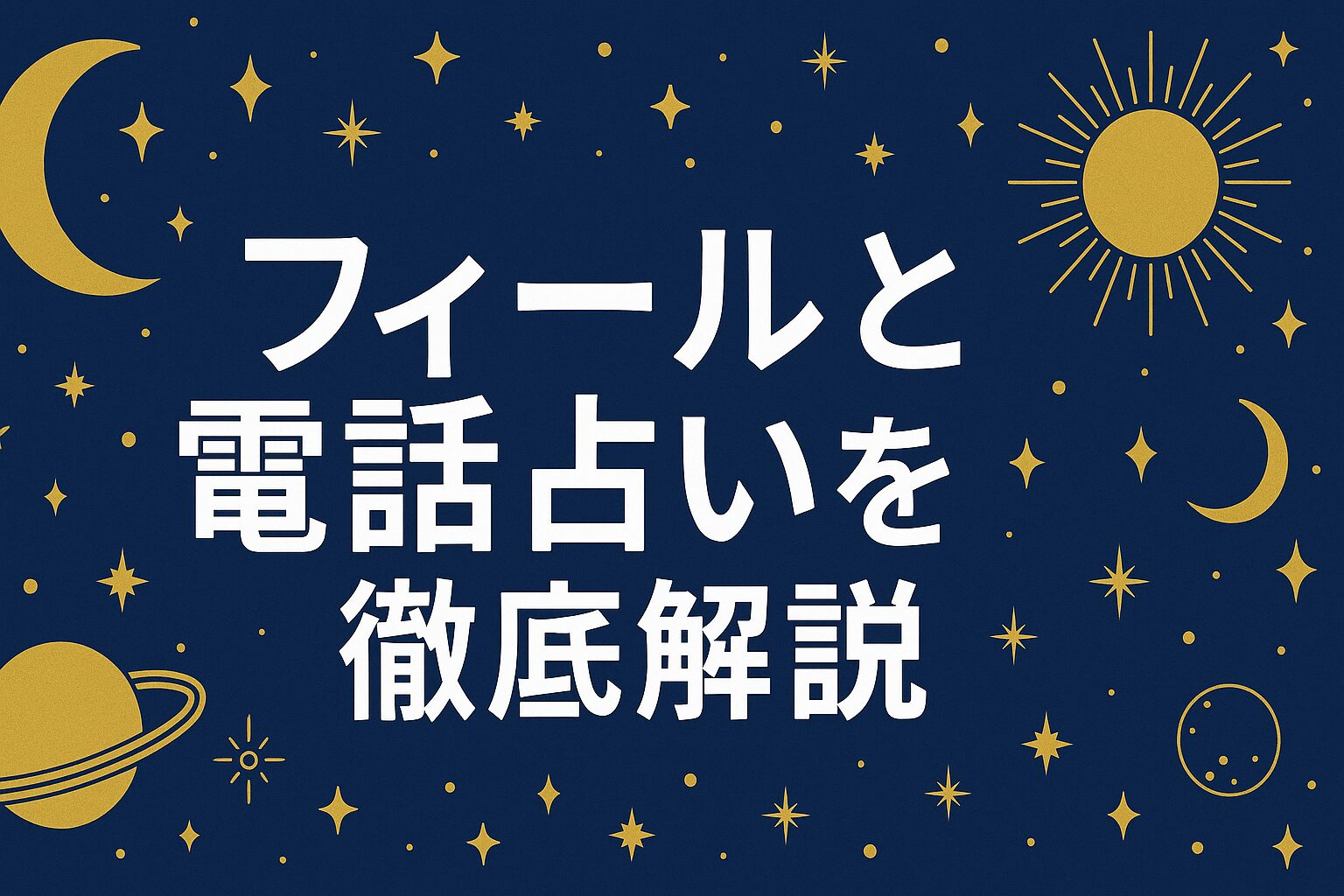 フィールと電話占いを徹底解説