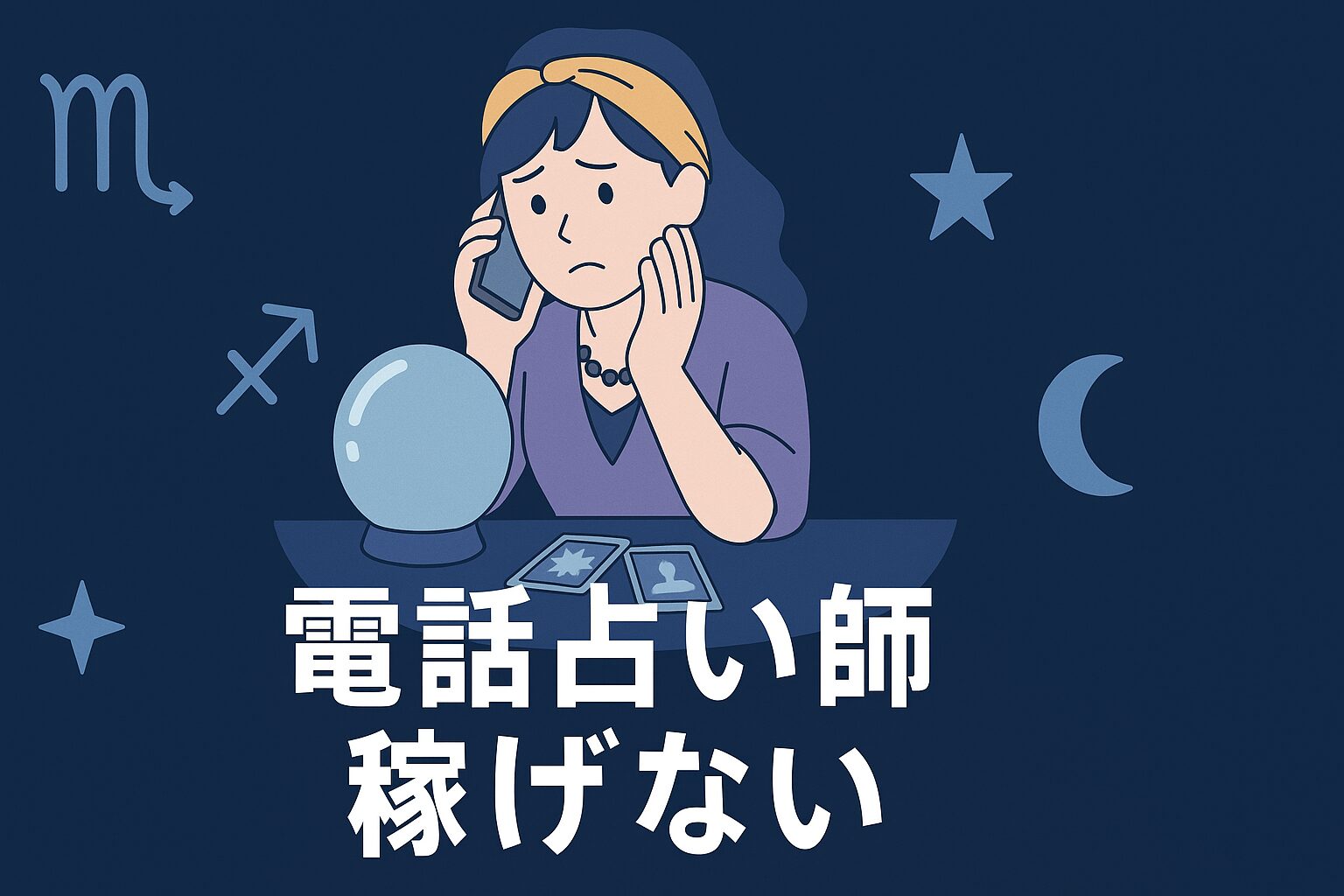 電話占い師稼げない