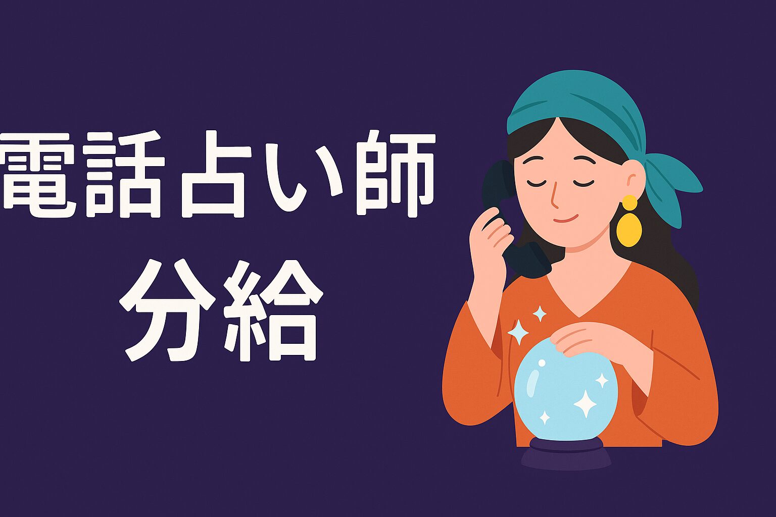 電話占い師｜分給