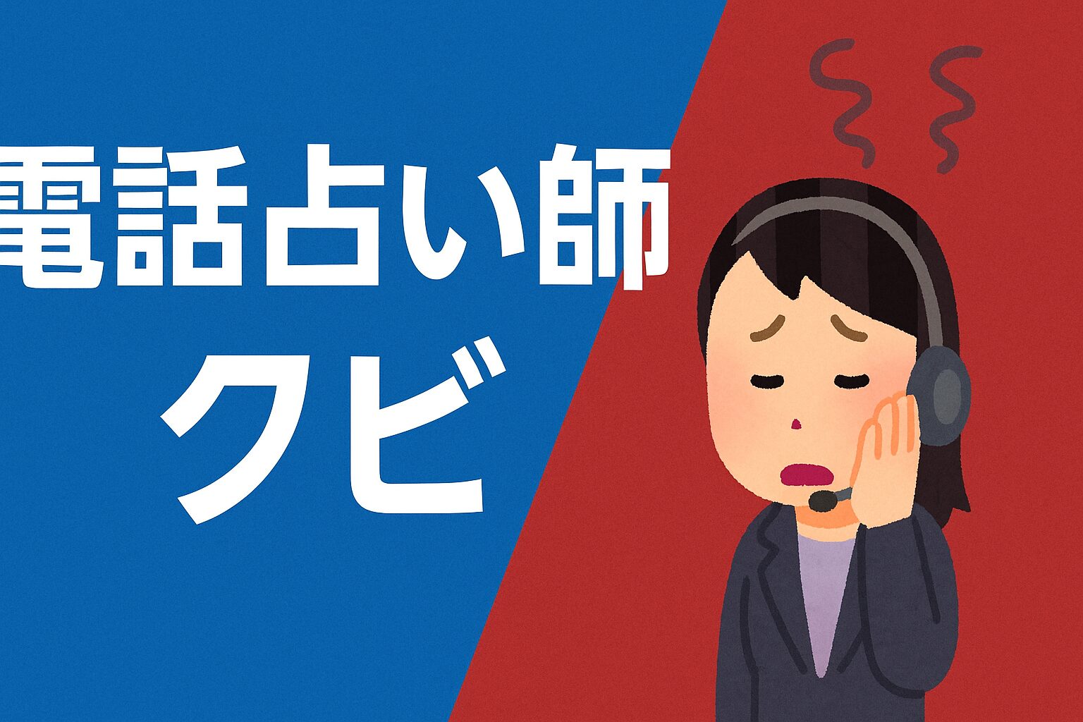 電話占い師｜クビ