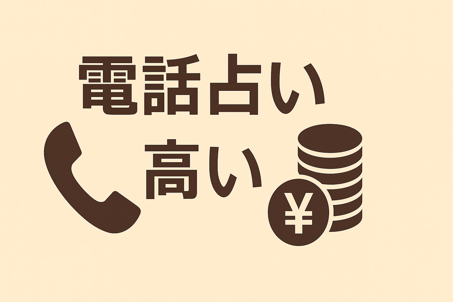 電話占い｜高い