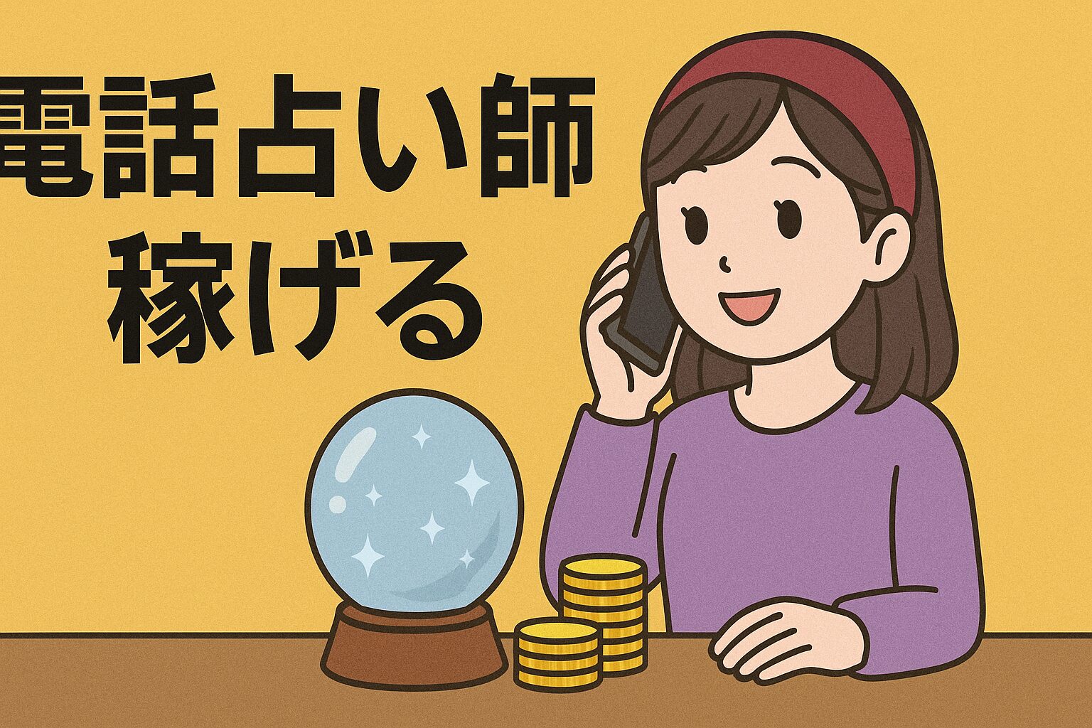 電話占い師稼げる